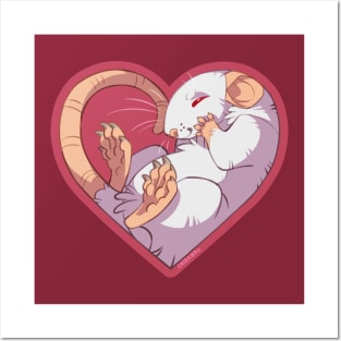 Heart Rat: Albino Posters and Art